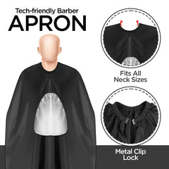 Black Apron - with a Mobile-Friendly Transparent Window