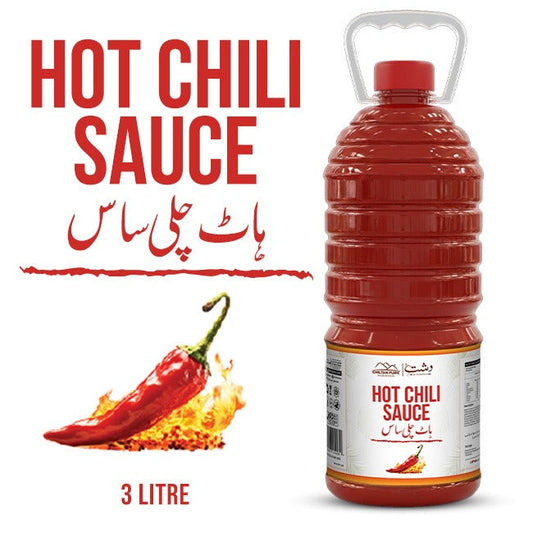Hot Chili Sauce 3 Liter Bulk For HORECA Family, Hotels, Restaurants, Catering ,Cafes.