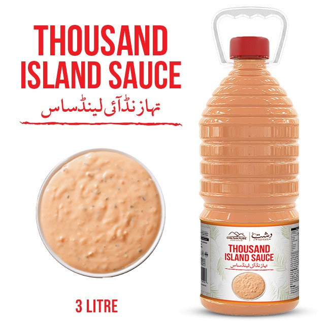 Thousand Island Sauce  3 Liter Institutional Bulk For HORECA Family, Hotels, Restaurants, Catering ,Cafes