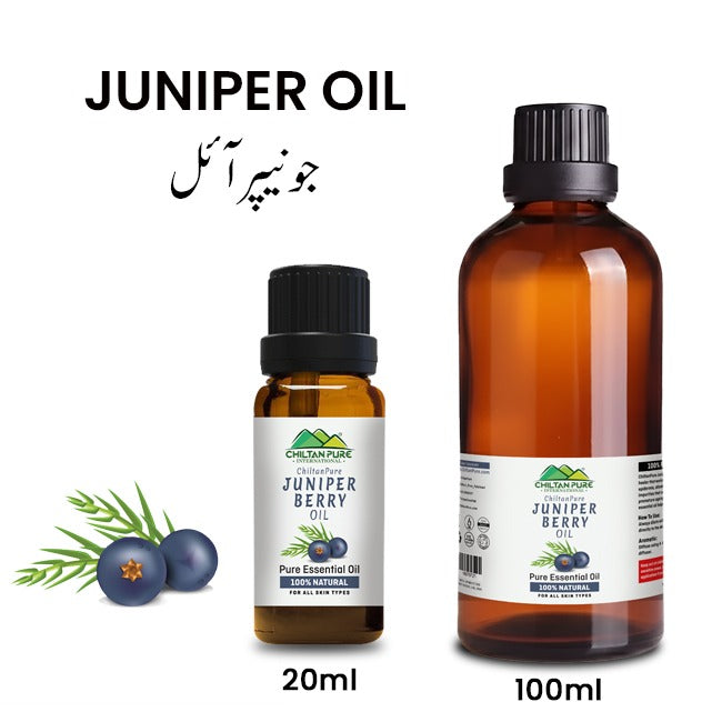 Juniper Berry Essential Oil – Relieves Bloating, Reduces Cellulite, Natural Preservative, Relaxant & Sleep Aid 20ml