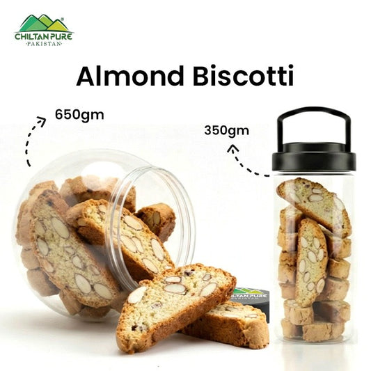 Almond Biscotti Cookies / Made With Organic Desi Butter, Bakery Biscuit