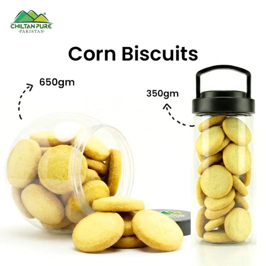 Corn Biscuit Cookies / Made With Organic Desi Butter, Bakery Biscuit