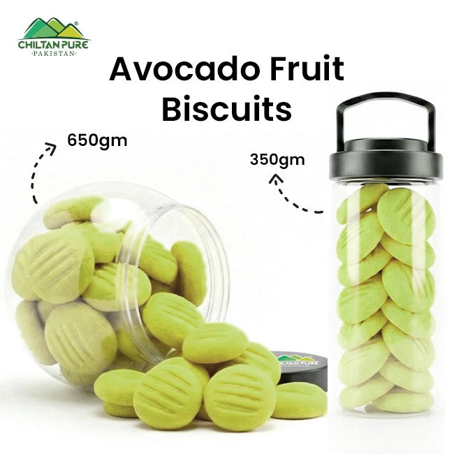 Avocado Biscuit Cookies / Made With Organic Desi Butter, Bakery Biscuit