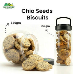 Chia Seed Biscuits Cookies / Made With Organic Desi Butter, Bakery Biscuit