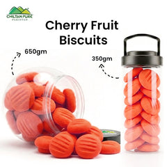 Cherry Fruit Biscuit Cookies / Made With Organic Desi Butter, Bakery Biscuit