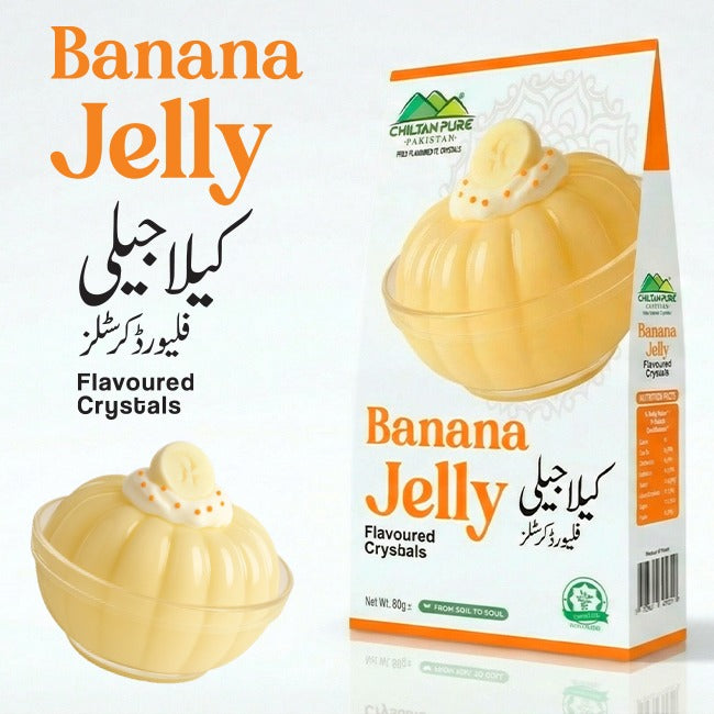 Banana Jelly / Crystal Jelly Banana 80±gm