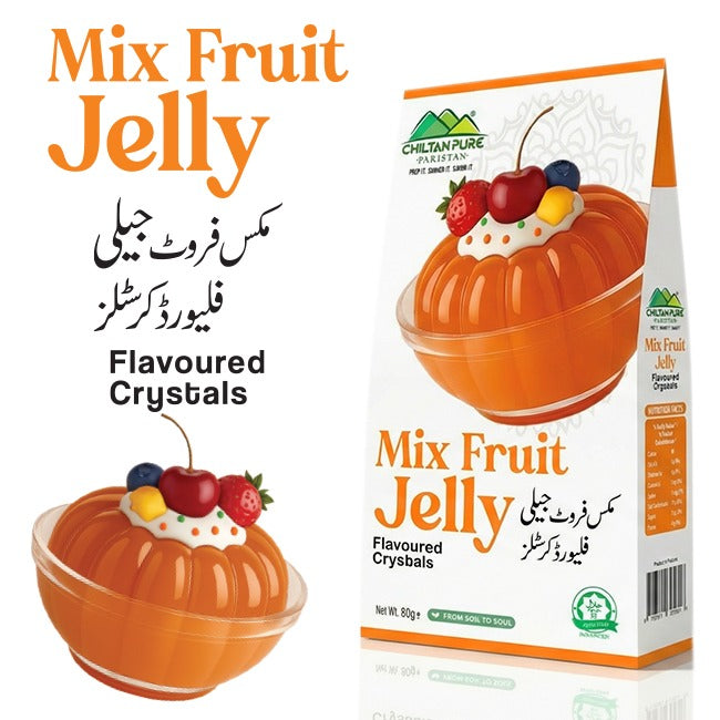 Mix Fruit Jelly / Crystal Jelly Mix Fruit 80±gm