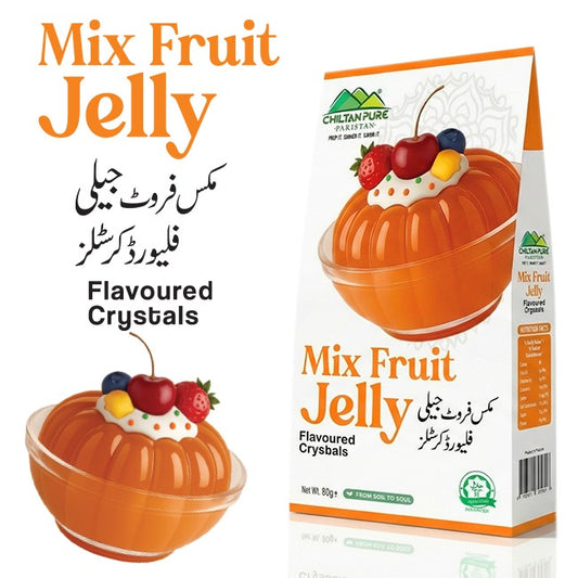 Mix Fruit Jelly / Crystal Jelly Mix Fruit 80±gm