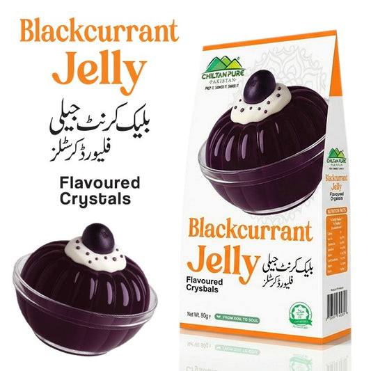 Blackcurrant Jelly / Crystal Jelly Blackcurrant  80±gm