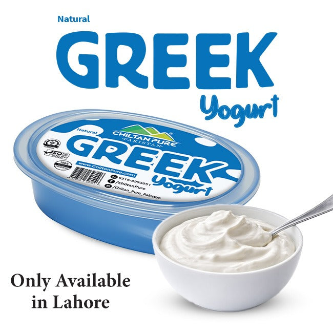 Organic Greek Yogurt / Thick, Creamy & Protein Rich Delight / (Only For Lahore)