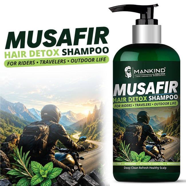 MUSAFIR Hair Detox Shampoo – Bike Rider's Shampoo 260ml