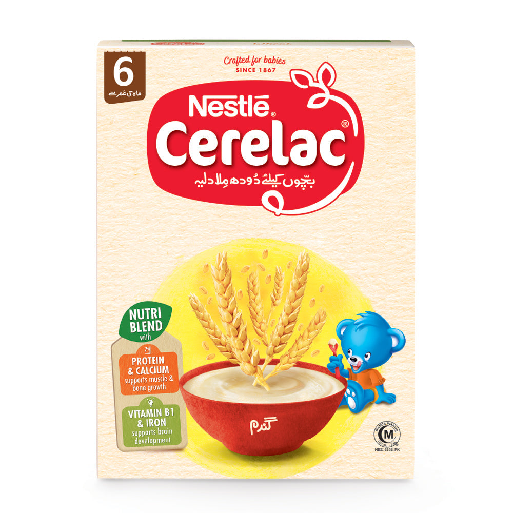 NESTLE CERELAC WHEAT STAGE 1 350 GM Default Title - MamasJan Grocery