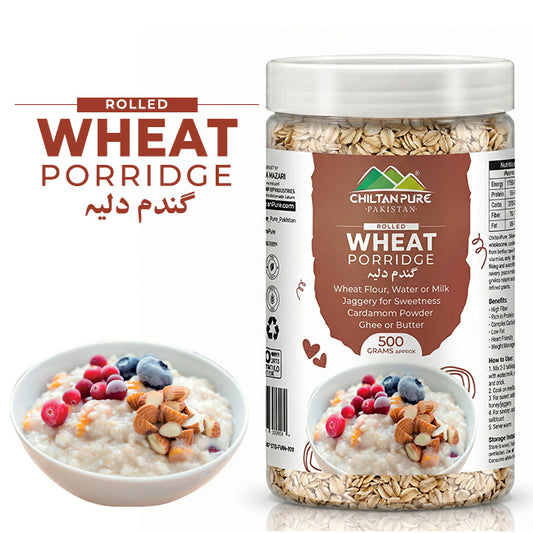 Rolled Wheat Porridge / گندم کا دلیہ / Gandum ka Daliya / 610gm