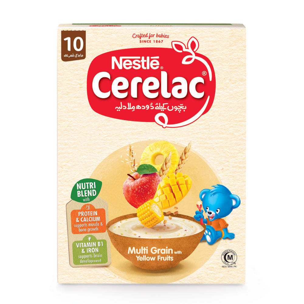 NESTLE CERELAC YELLOW FRUITS 175 GM Default Title - MamasJan Grocery