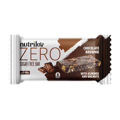 Nutrilov Zero Chocolate Brownie Bar 40g