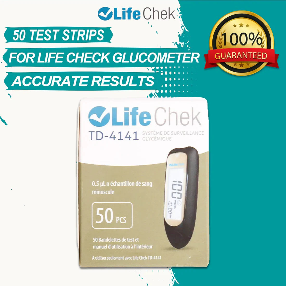 Lifechek Blood Glucose Test Strips - The Healthcare Shop Pakistan