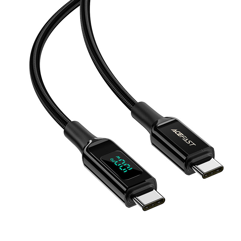 100W USB-C to USB-C Charging Data Cable with Digital Display - MFI Approved Default Title - MamasJan Phone & Accessories