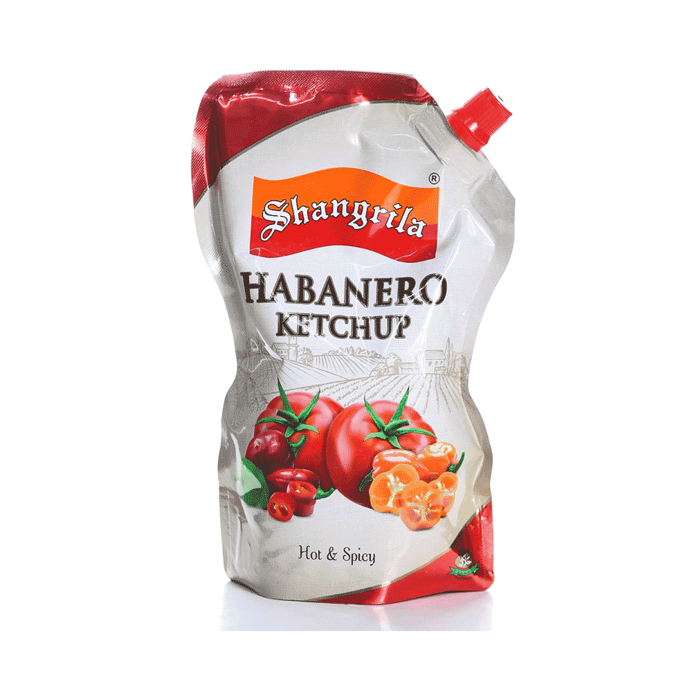 SHANGRILA HABANERO KETCHUP HOT & SPICY POUCH 400 GM Default Title - MamasJan Grocery