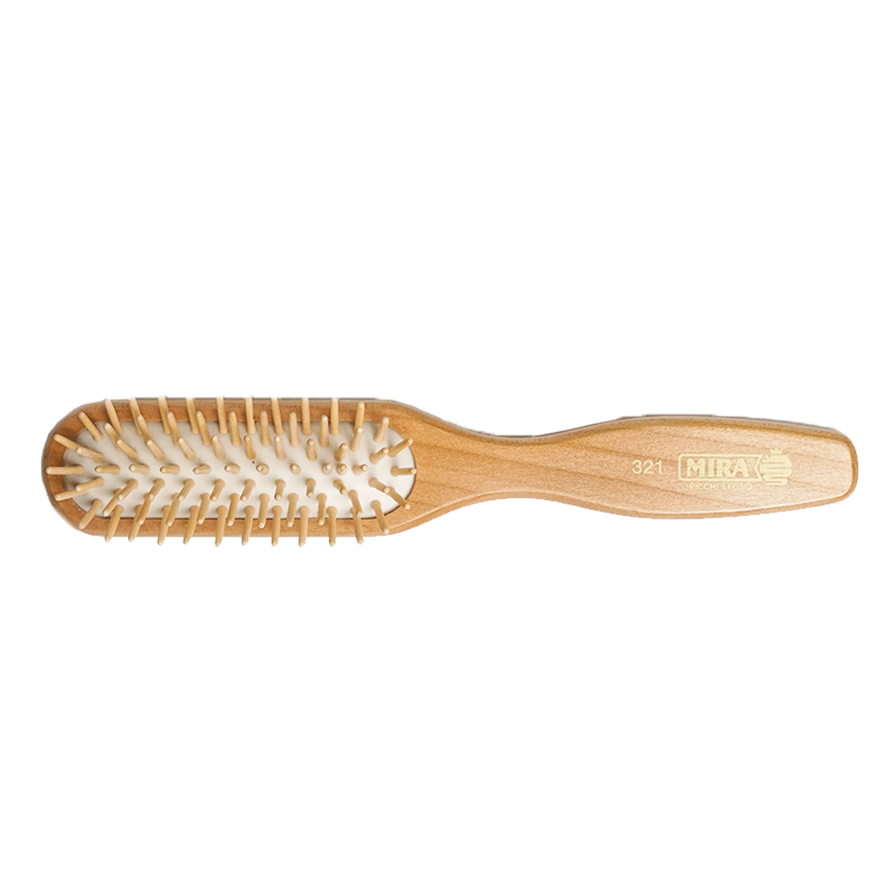 Mira Hair Brush Wooden 321 Pc Default Title - MamasJan s