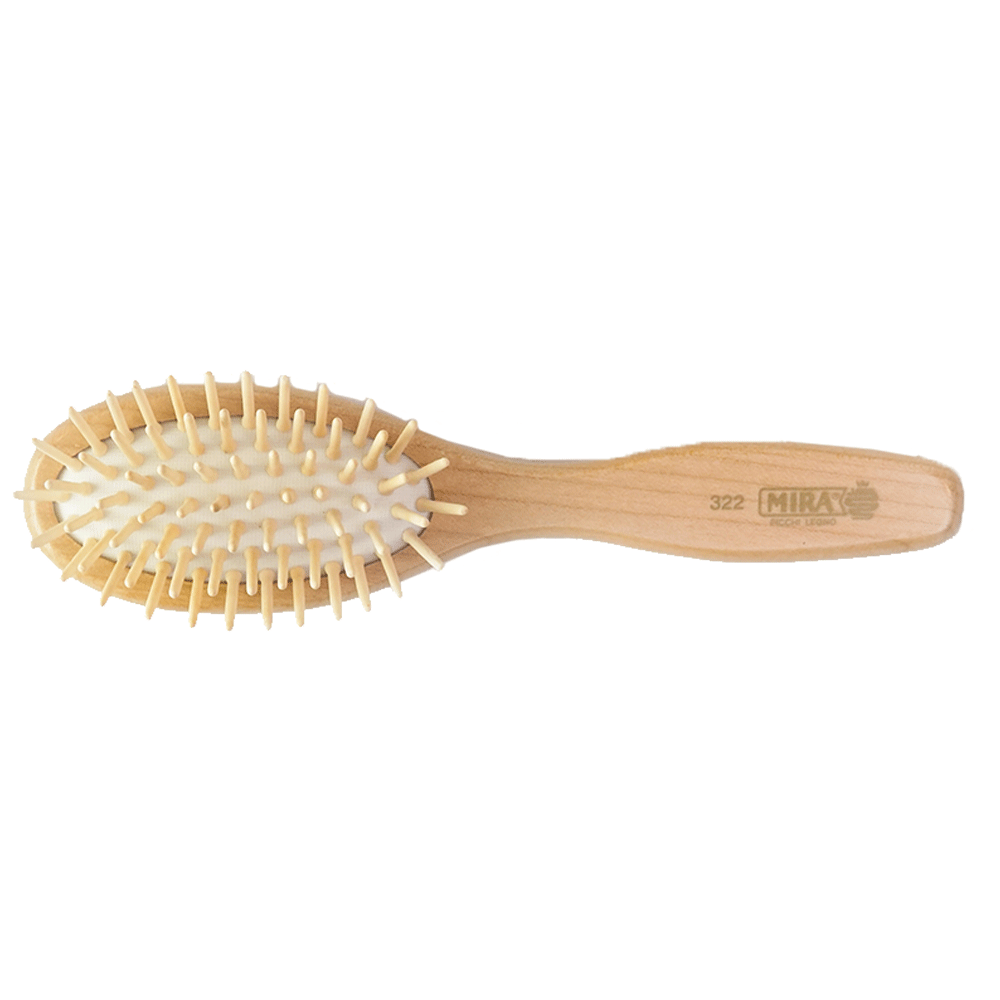 Mira Hair Brush Wooden 322 Pc Default Title - MamasJan s