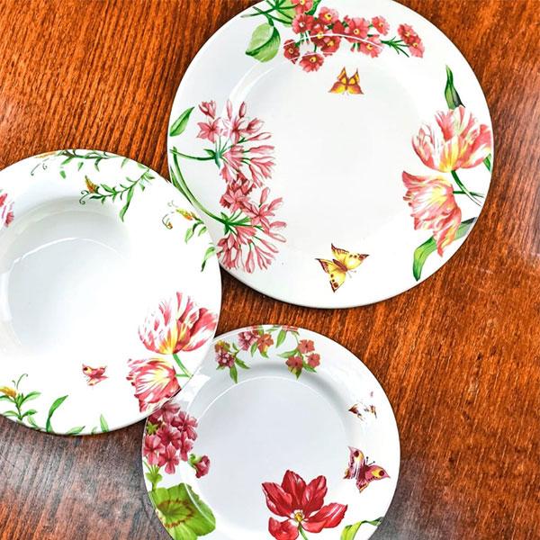 PLATE DINNER CLAYTON 0704F Default Title - MamasJan Crockery