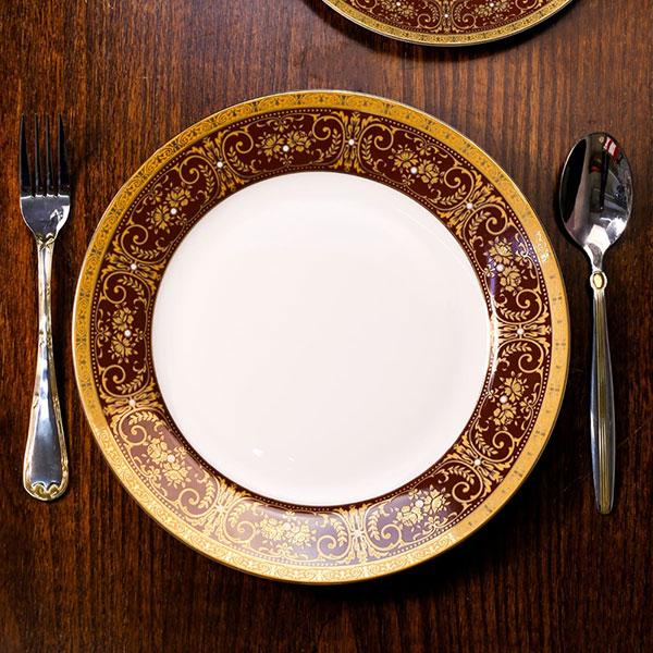 PLATE DINNER ROYAL BISTRO P-N8-HS BASIC Default Title - MamasJan Crockery