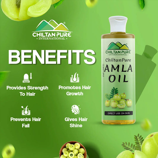 Amla Oil – Lessen Hair Loss, Boosts Hair Growth, Treats Dry Scalp & Prevents Premature Hair Greying