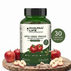 Apple Cider Vinegar Capsule 100% Natural Apple Cider Vinegar Tablets 30 Per Bottle 500mg - Mamasjan