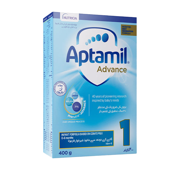 Aptamil Advance 1 - Next Generation Infant Formula Milk Powder 400g (Soft Pack)