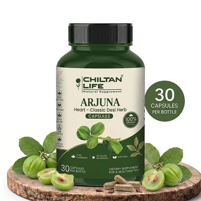 Arjuna Capsule 100% Natural Arjuna Tablets 30 Per Bottle 500mg - Mamasjan