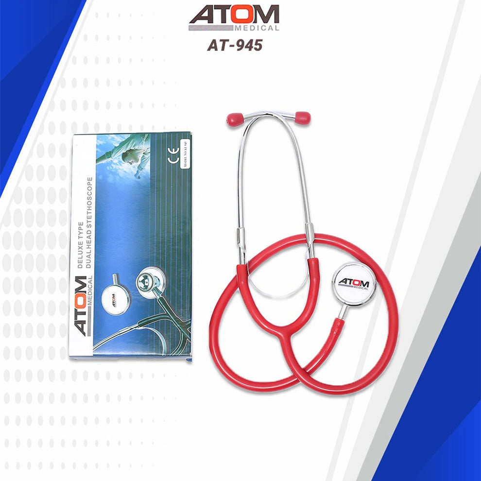 Atom At 945 Dual Head Stethoscope - The Healthcare Shop Pakistan