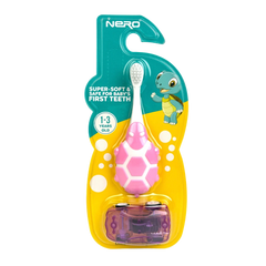 Nero Kids Tooth Brush K509 Pink Turtle Super Soft 1 3 Years Kids