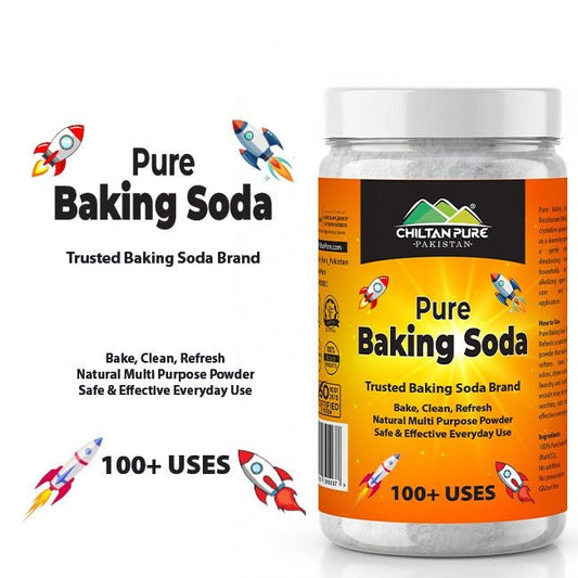 Baking Soda / Meetha soda / Bicarbonate Soda / میٹھا سوڈا / Sodium Bicarbonate | 1 KG - ChiltanPure