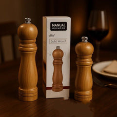 Bamboo Wooden Manual Grinder (7inch) - ChiltanPure