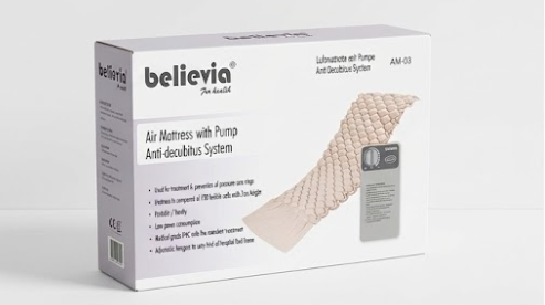 The Ultimate Medical Relief Solution Believia Am 03 Anti Decubitus Air Mattress With Pump - The Healthcare Shop Pakistan
