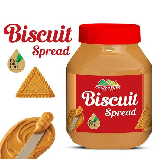 Biscuit Spread / Cookie Butter / 100% Palm Oil Free ( lotus biscoff spread ) - ChiltanPure