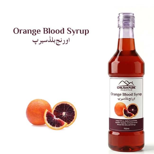 Blood Orange Syrup / بلڈ اورنج سیرپ - ChiltanPure