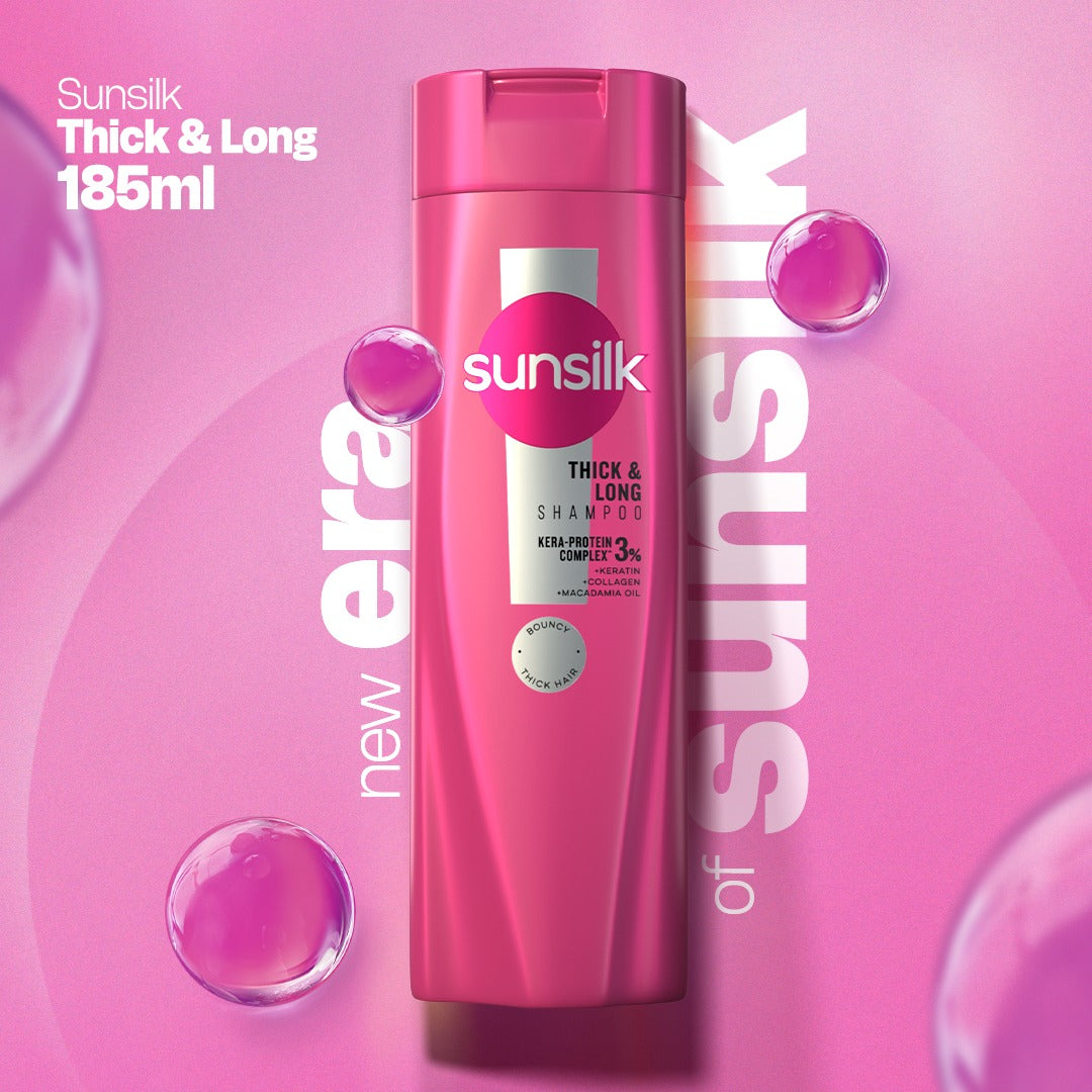 SUNSILK SHAMPOO THICK & LONG PROMO PACK 185 ML Default Title - MamasJan haircare
