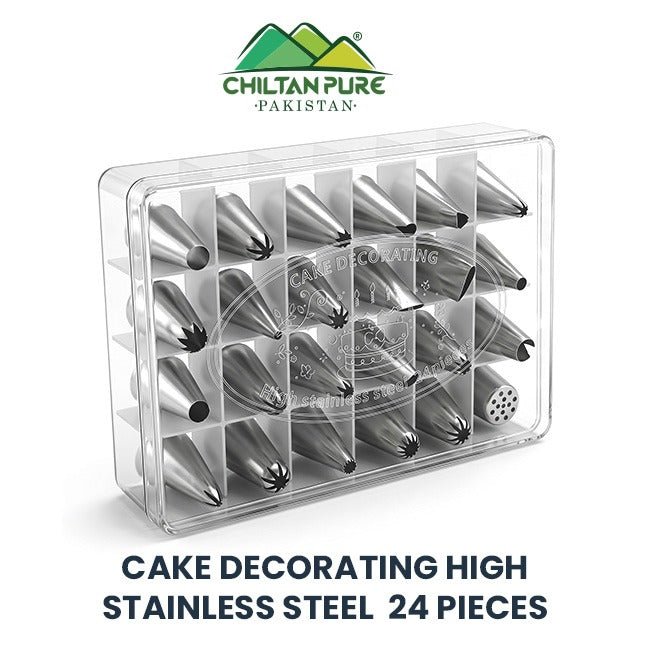 Cake Decorating High Stainless Steel / ہائی اسٹین لیس اسٹیل کیک ڈیکوریٹنگ ٹول - ChiltanPure
