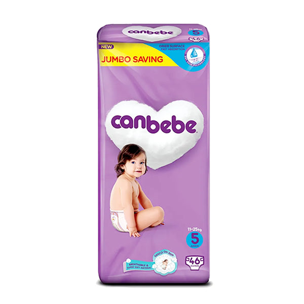 Canbebe Diapers Jumbo Pack Junior Size 5 46Pc