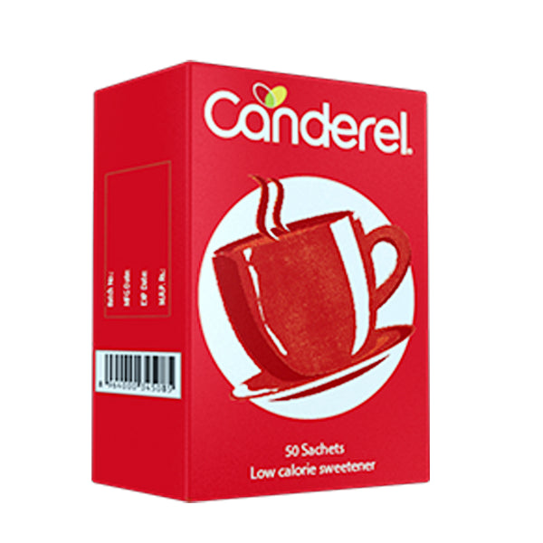 Canderel Sweetener Sachets (Box = 50 Sachets)