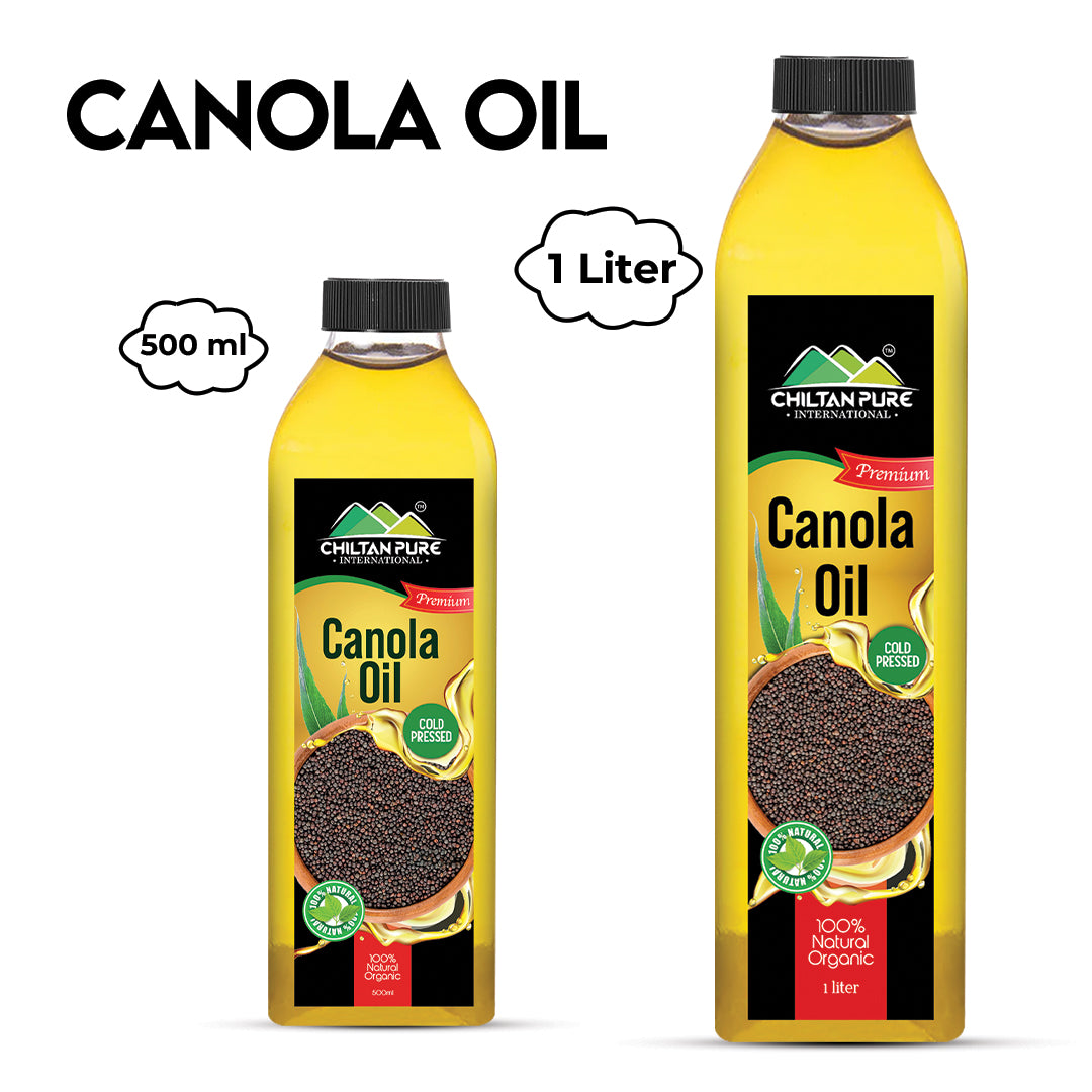 Canola Oil - Good for Heart Health, Brain Health, Weight Maintenance, and Perfect Golden Goodness for Cooking, Baking, & Sautéing