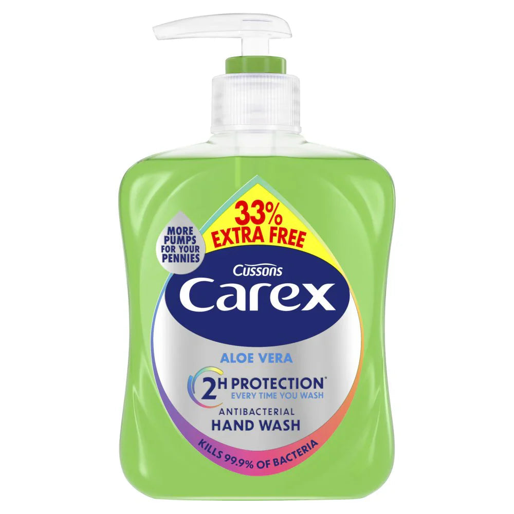 Carex Aloe Vera Caring Antibacterial Hand Wash 333Ml