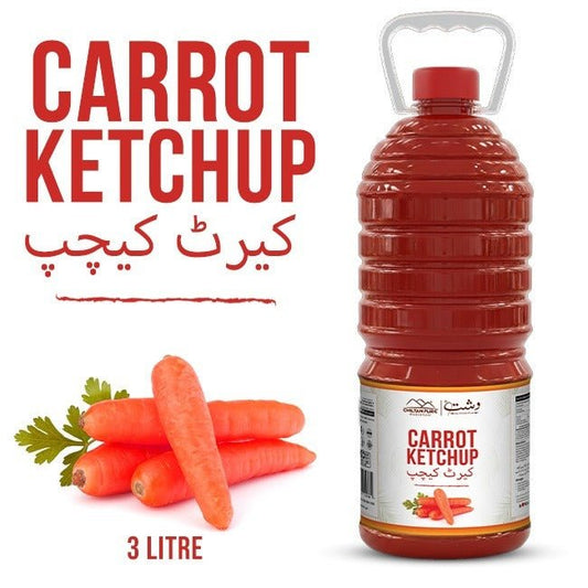 Carrot Ketchup 3 Liter Bulk For HORECA Family, Hotels, Restaurants, Catering ,Cafes. - ChiltanPure