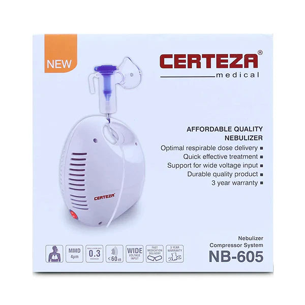 Certeza Compressor Nebulizer Nb 605 - The Healthcare Shop Pakistan