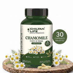 Chamomile Capsule 100% Natural Chamomile Tablets 30 Per Bottle 500mg - Mamasjan