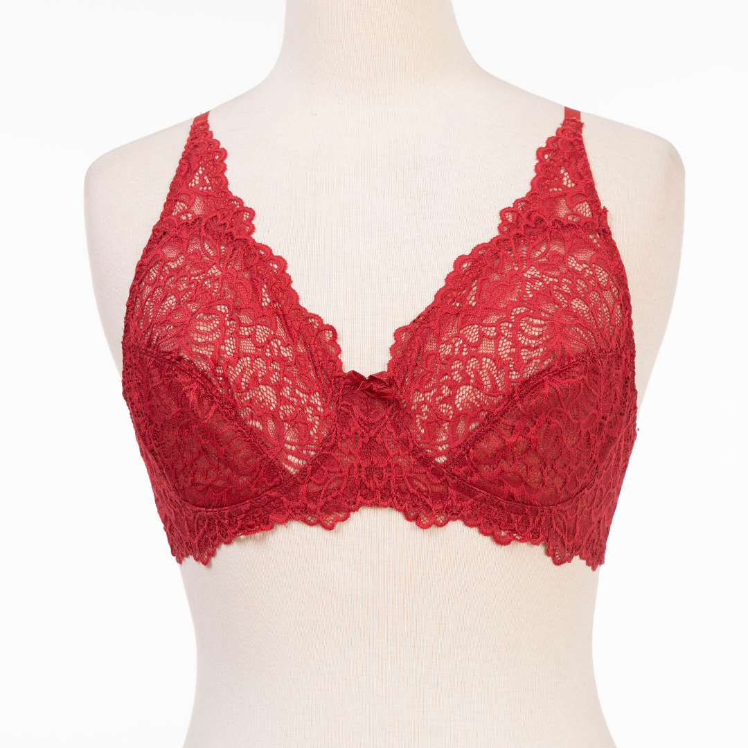 BELLEZA CHANTILLY 001 NON-WIRE BRA SKIN / 34-B - MamasJan Lingerie