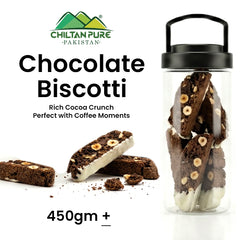 Chocolate Biscotti Cookies / Made With Organic Desi Butter, Bakery Biscuit