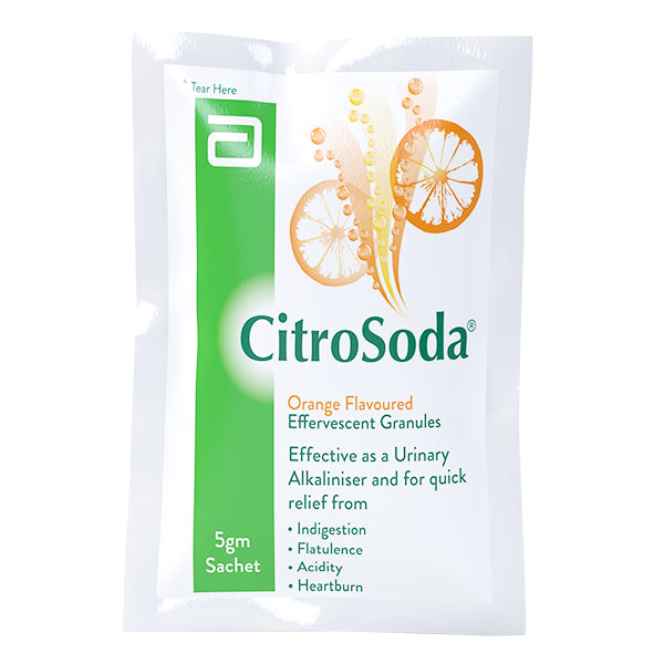 Citro Soda Powder Sachet Orange 5g (1 Box = 20 Sachets)