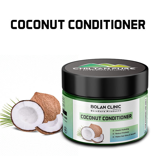 Coconut Conditioner - Say Goodbye to Dry and Dull Hair , Hello to Shiny , Smooth Hair